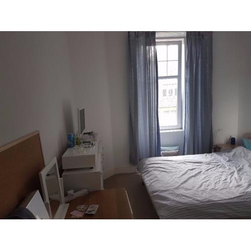 Spacious double bedroom in quiet flat for Edinburgh Festival.