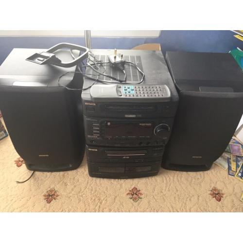 Aiwa Hi-Fi System CD Stereo Tape Cassette classic