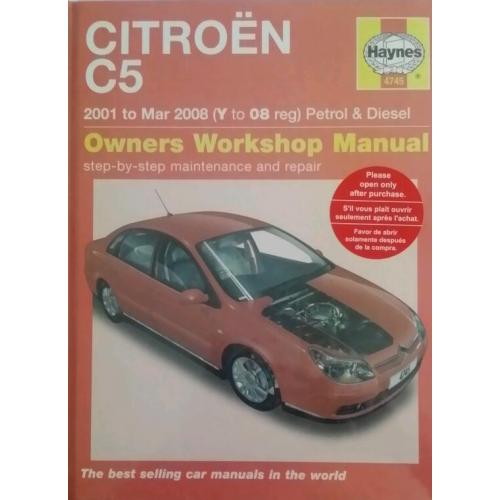 Hayes Citroen C5 workshop manual