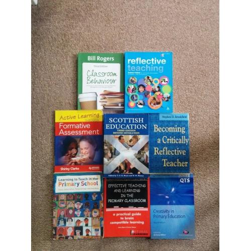 Collection of university books for (primary) education students