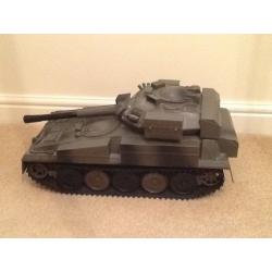 HM Armed Forces Fast Pursuit Battle Tank in green. Good condition. collectible child's toy.
