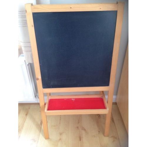 Double sided chalkboard whiteboard easel - Weddings or kids use