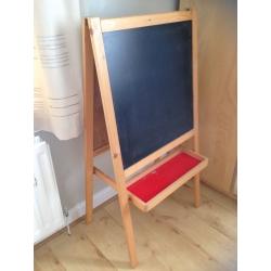 Double sided chalkboard whiteboard easel - Weddings or kids use