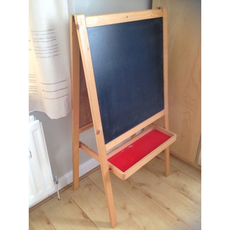 Double sided chalkboard whiteboard easel - Weddings or kids use