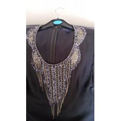 Grey/black French Connection Dress size 12