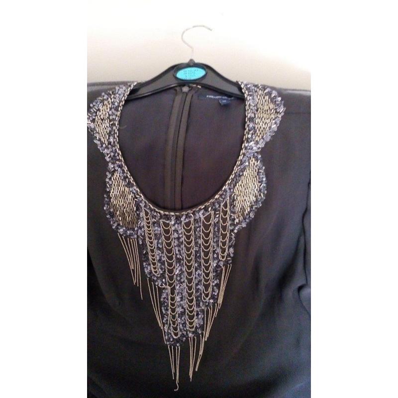 Grey/black French Connection Dress size 12
