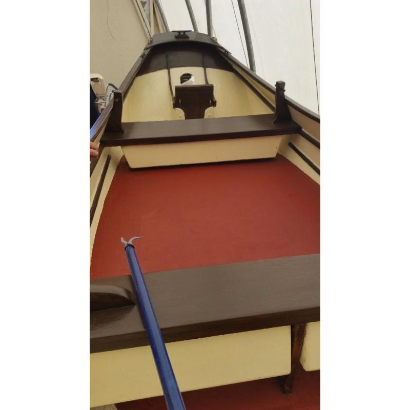 12 foot open fishing hardley used with trailer
