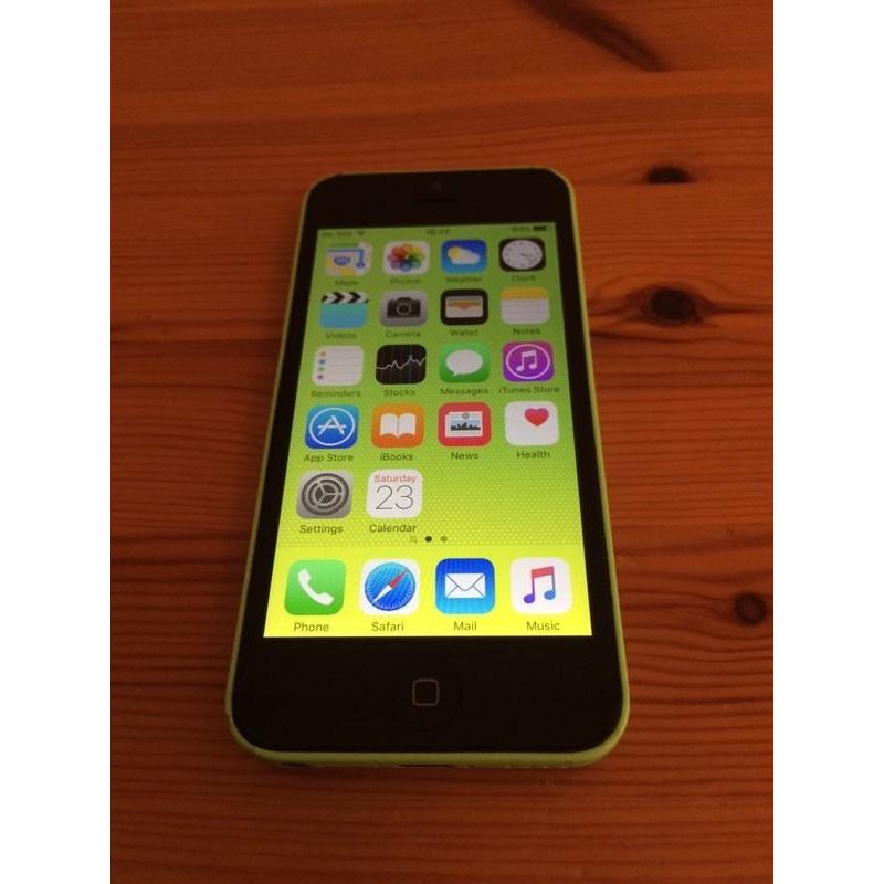 Green iPhone 5c (unlocked, free delivery, more phones available(