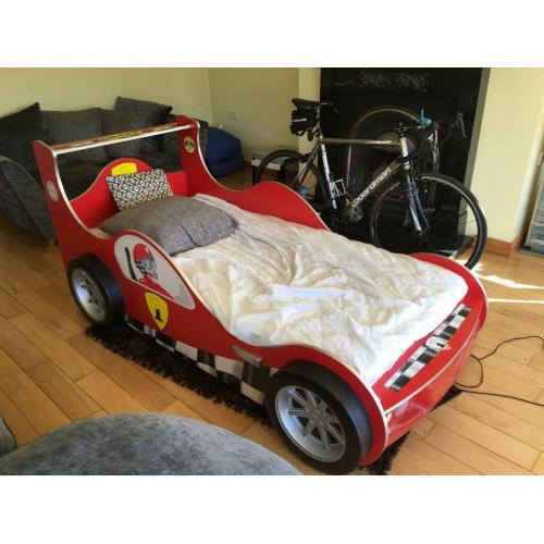 for sale ////// kids ferrari bed as new