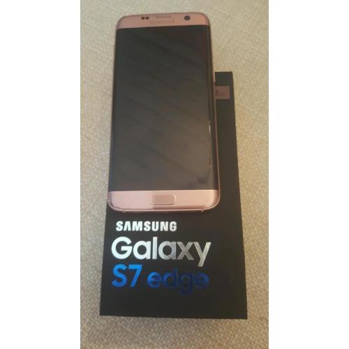 Samsung Galaxy S7 edge. 32gb. Rose pink. As new!!