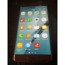 Samsung Galaxy S7 edge. 32gb. Rose pink. As new!!