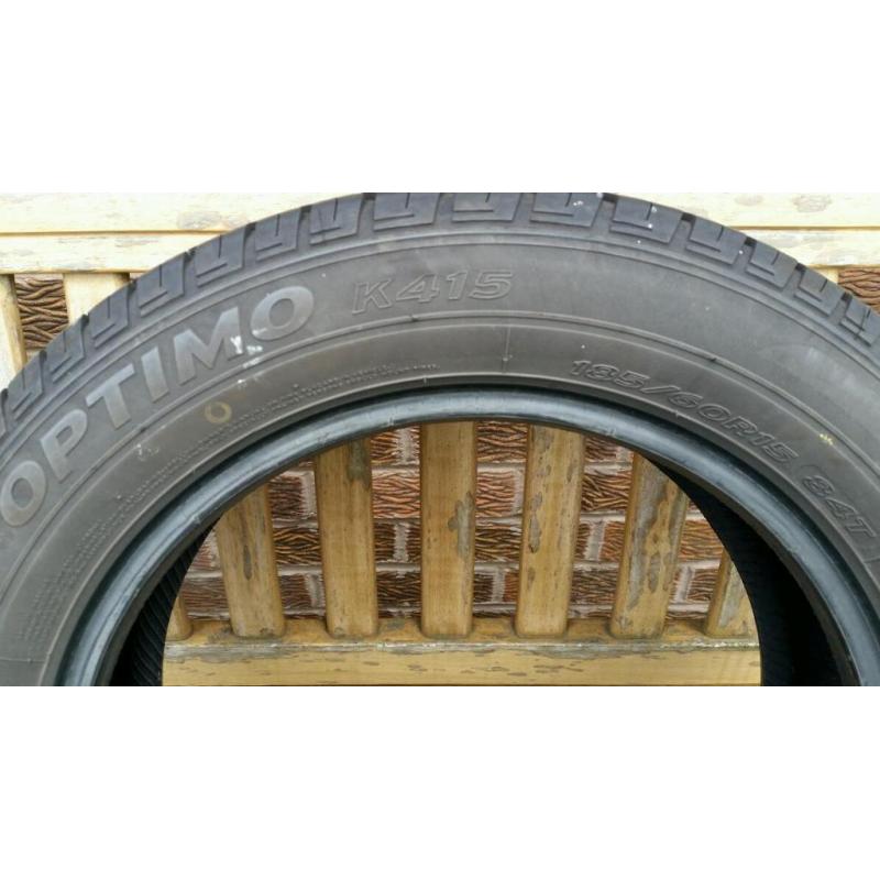 Hancook Optima 185/60 R15 84T tyre.