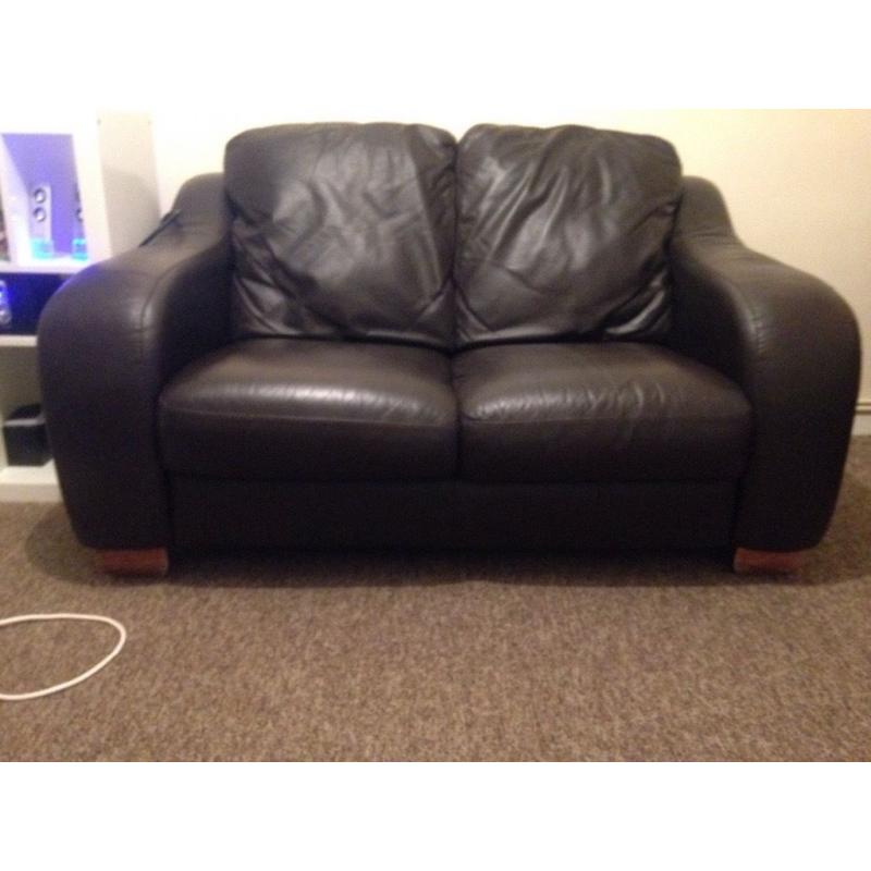 2 seater leather sofa great condition