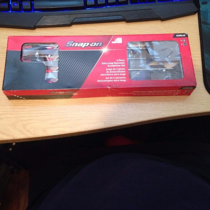 snap on 4pc electronic screwdriver set