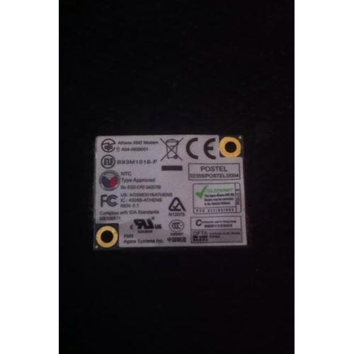 agere athens AM2 (4005B-ATHENS) modem card. Came out of a PACKARD BELL LAPTOP