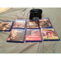 PlayStation 4 500gb 1 controller 7 games like new