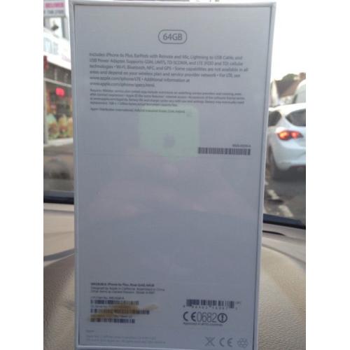 Apple iPhone 6s Plus - 64GB - Sealed - Rose Gold - Vodafone