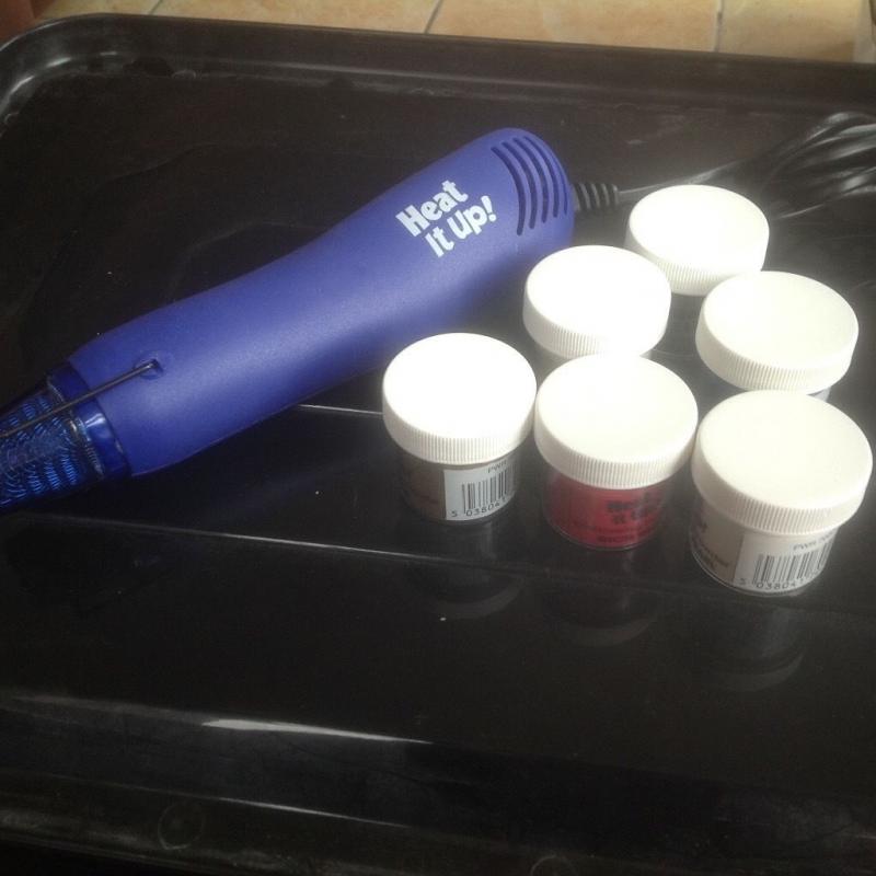 New Heat Gun and Powders. Collection Only