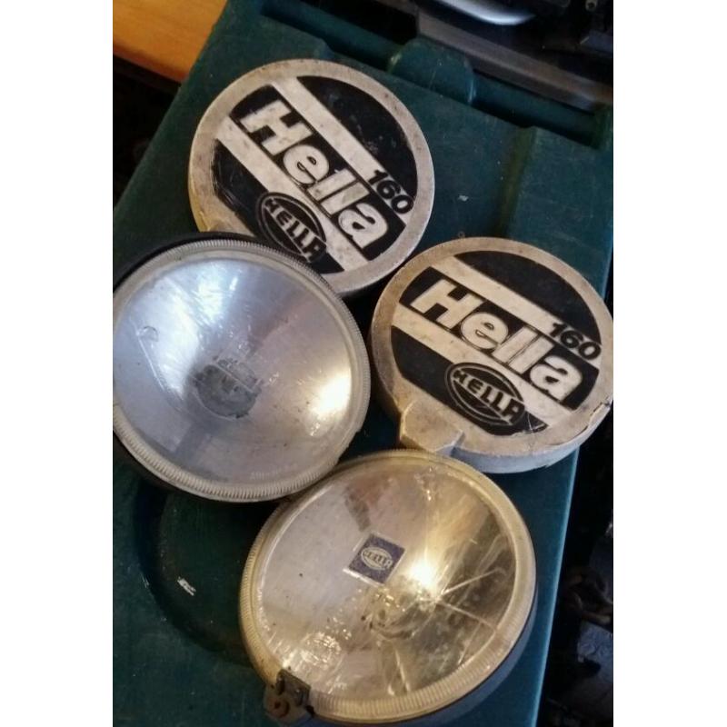 Hella 160 spotlamps