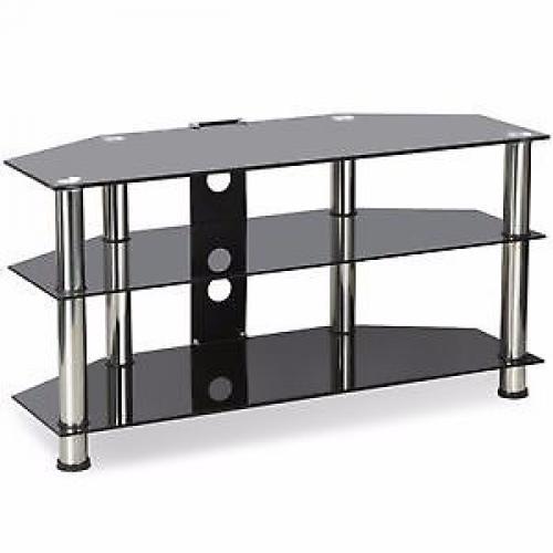 Black glass TV stand 32"- (Quick Sale) any near offer is welcome