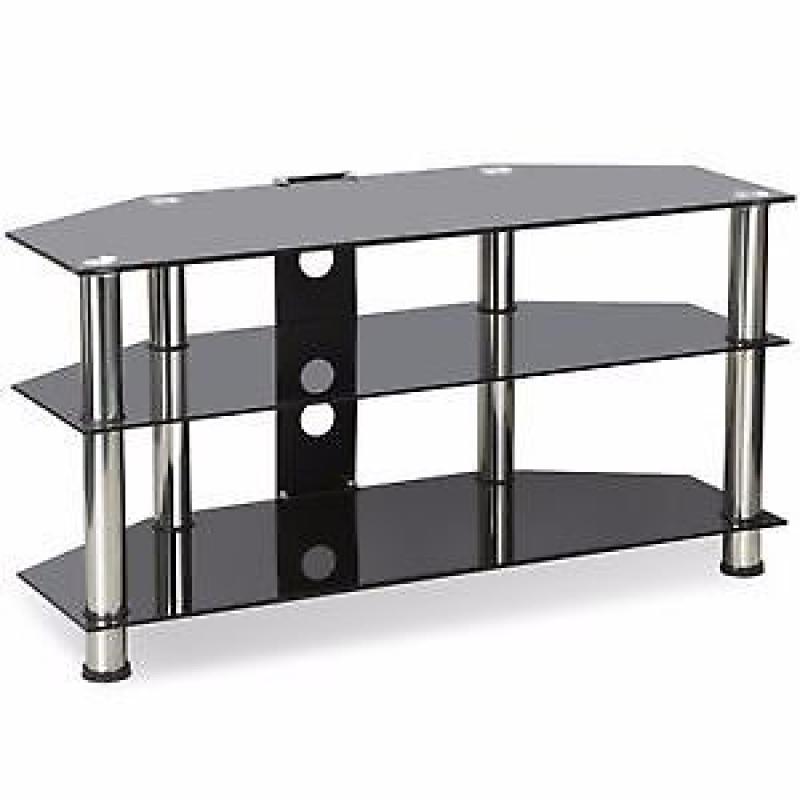 Black glass TV stand 32"- (Quick Sale) any near offer is welcome
