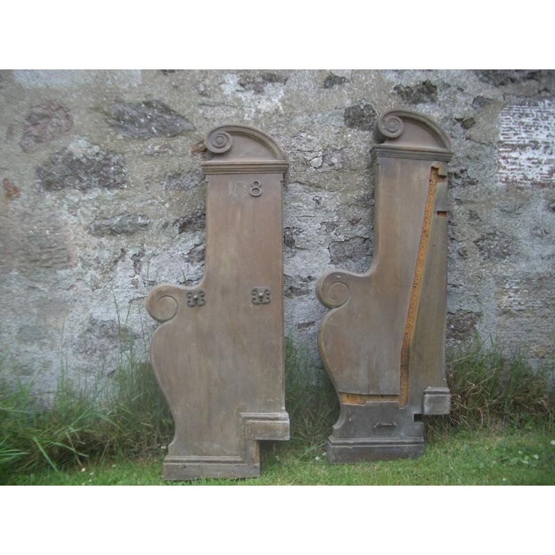 Church pew ends