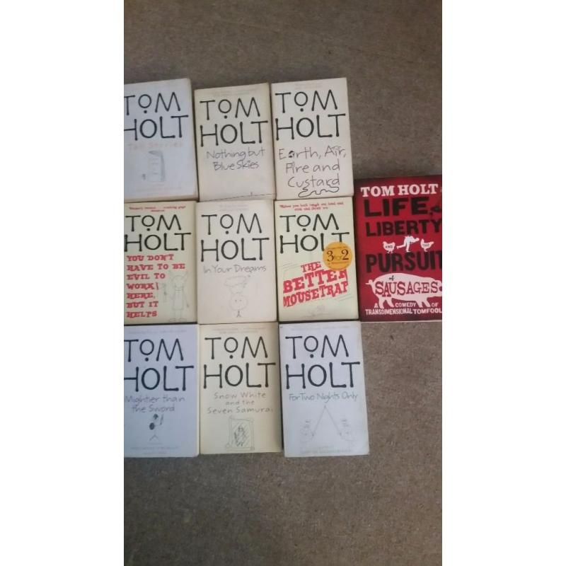 10x Tom Holt books