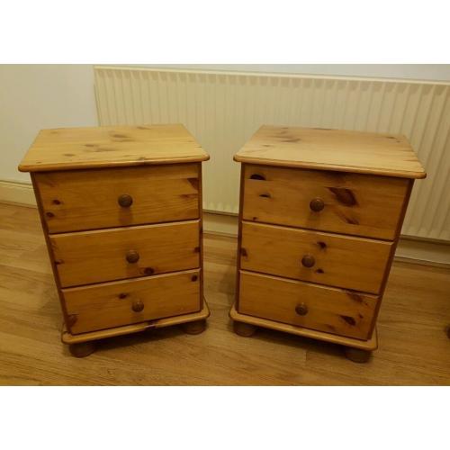 Chest of drawers + 2 bedside units