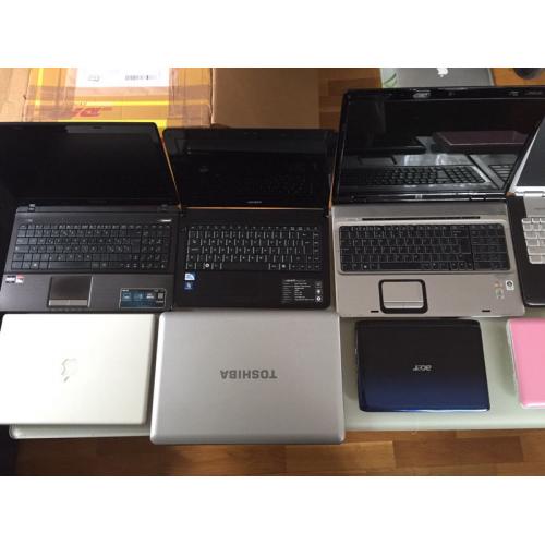 Joblot of 34 working laptops