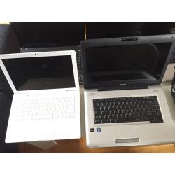 Joblot of 34 working laptops