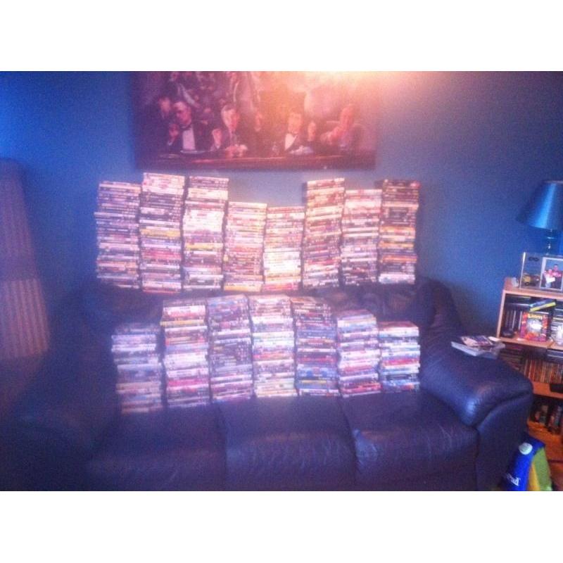Over 400 origanal DVDs