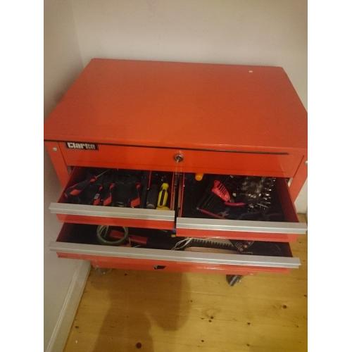 Clarke Toolchest Tool trolley tool box. Not snapon.