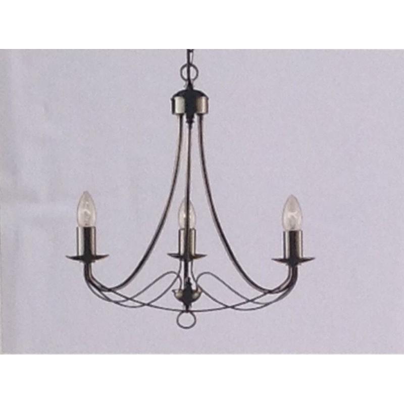 Antique Brass Maypole Pendant