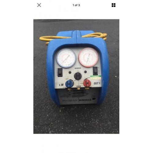Pro mini max reclaim unit 240v air conditioning refrigeration R410a