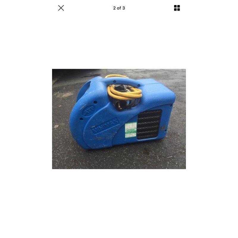 Pro mini max reclaim unit 240v air conditioning refrigeration R410a