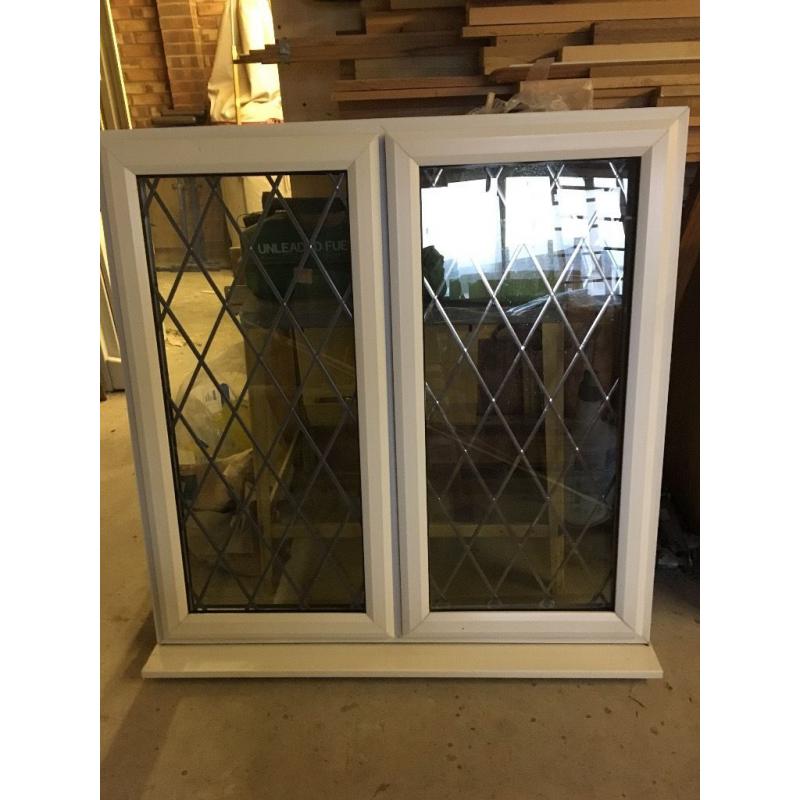 UPVC Doubled Glazed Leaded Window