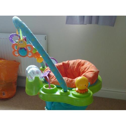 Fisher-Price bounce and spin froggy entertainer - excellent condition