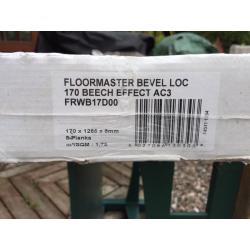 Bevel LOC Laminate Flooring Beech Effect