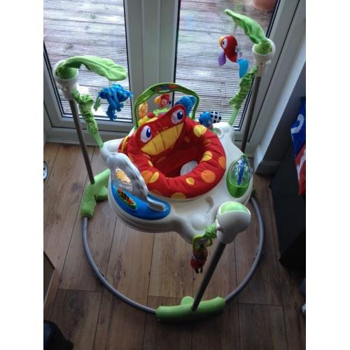 Fisher Price Rainforest Jumperoo - like new