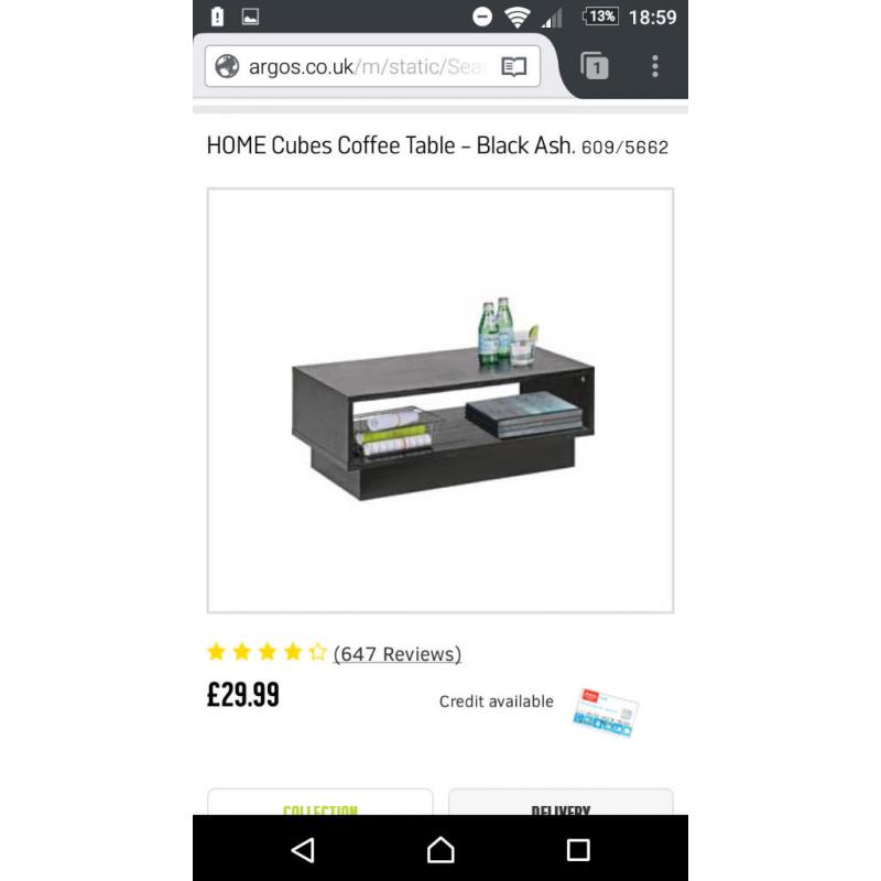 black furniture