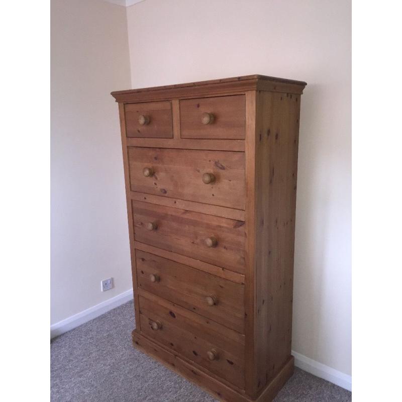 Large Pine M&S Chest of Drawers