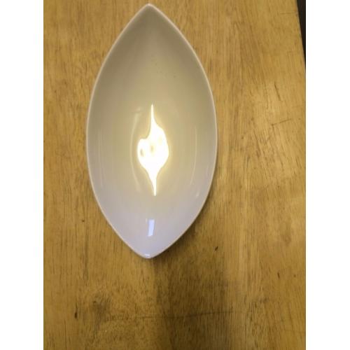 FOOD SERVING DISH BOAT SHAPED 6 PIECES
