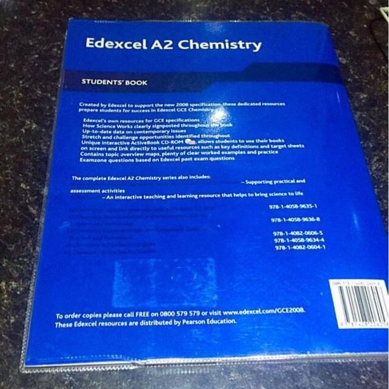 Edexcel A2 Chemistry students book