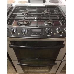 //(%)\ ZANUSSI DUAL FUEL STAINLESS STEEL COOKER INCLUDES 6 MONTHS GUARANTEE