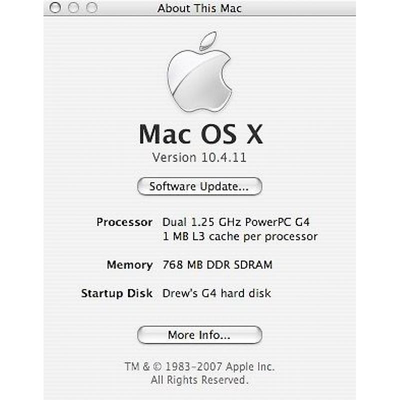 Apple PowerMac G4 with Apple cinema display