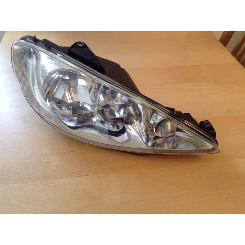 Offside headlamp for 2006 Peugeot 206 SW