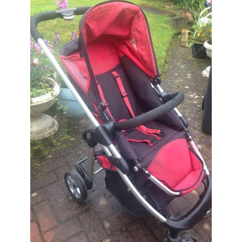 iCandy Cherry Pushchair and Cot Unit suitable from Birth - 3 years