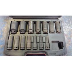 Britool deep impact sockets set