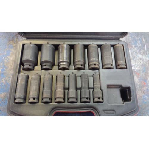 Britool deep impact sockets set