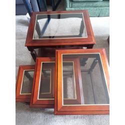 3 Nest Tables with a Coffee Table